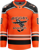 Biggby Bombers Tier 3 Girls Adult Player Sublimated Jersey