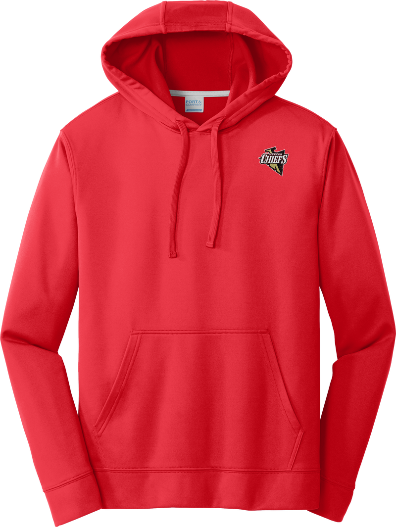 Mercer Chiefs Performance Fleece Pullover Hooded Sweatshirt