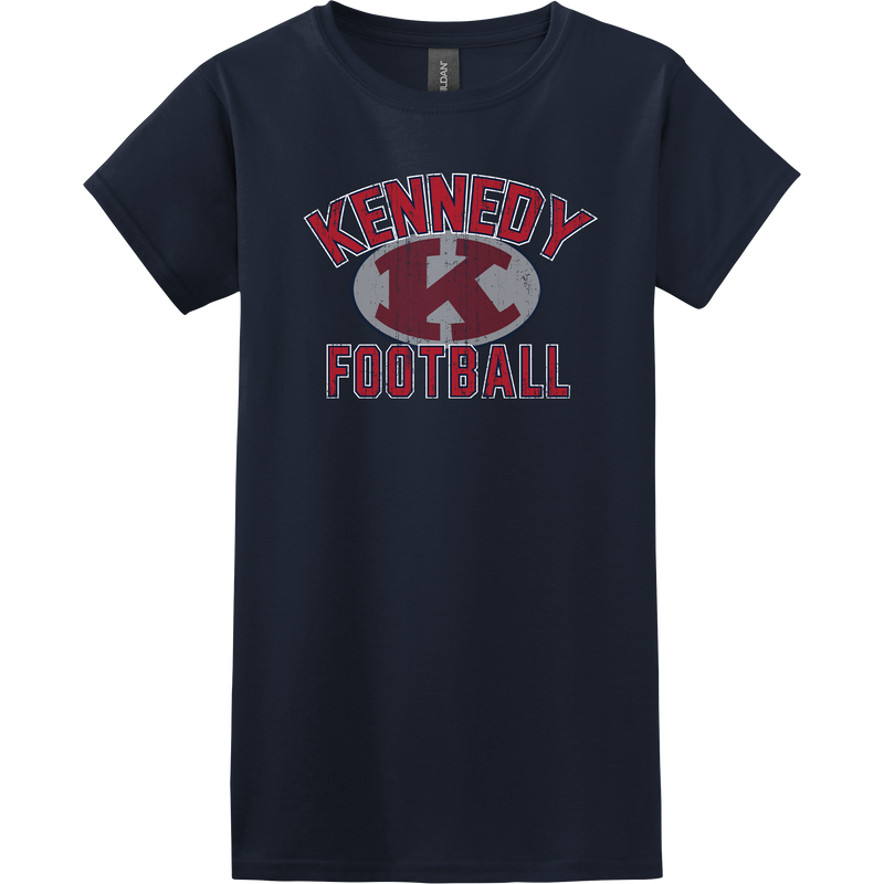 JFK Knights Football Softstyle Ladies' T-Shirt