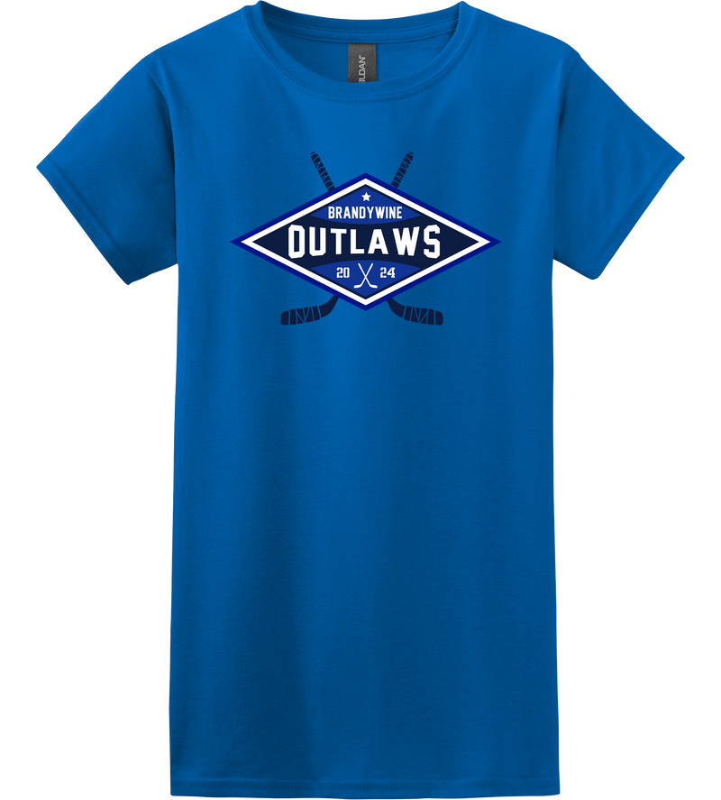 Brandywine Outlaws Softstyle Ladies' T-Shirt