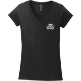 Biggby Bulldogs Tier 2 Softstyle Ladies Fit V-Neck T-Shirt