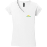 Atlantic City Seals Softstyle Ladies Fit V-Neck T-Shirt