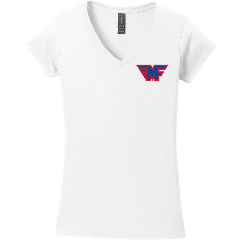 Mid-Fairfield Softstyle Ladies Fit V-Neck T-Shirt