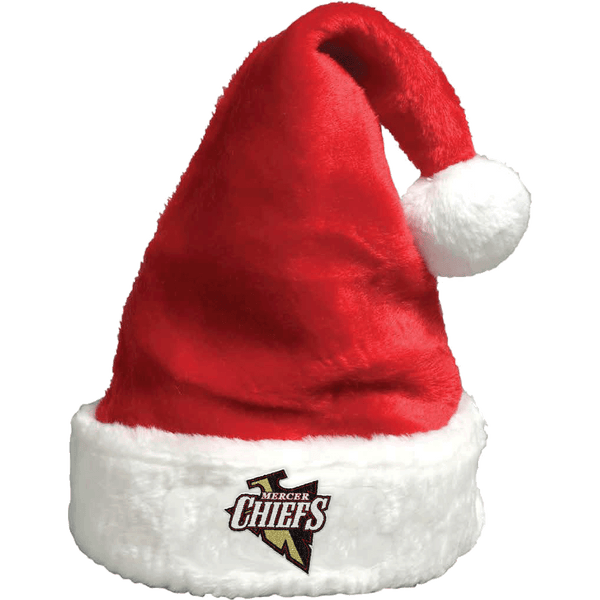 Mercer Chiefs Plush Santa Hat