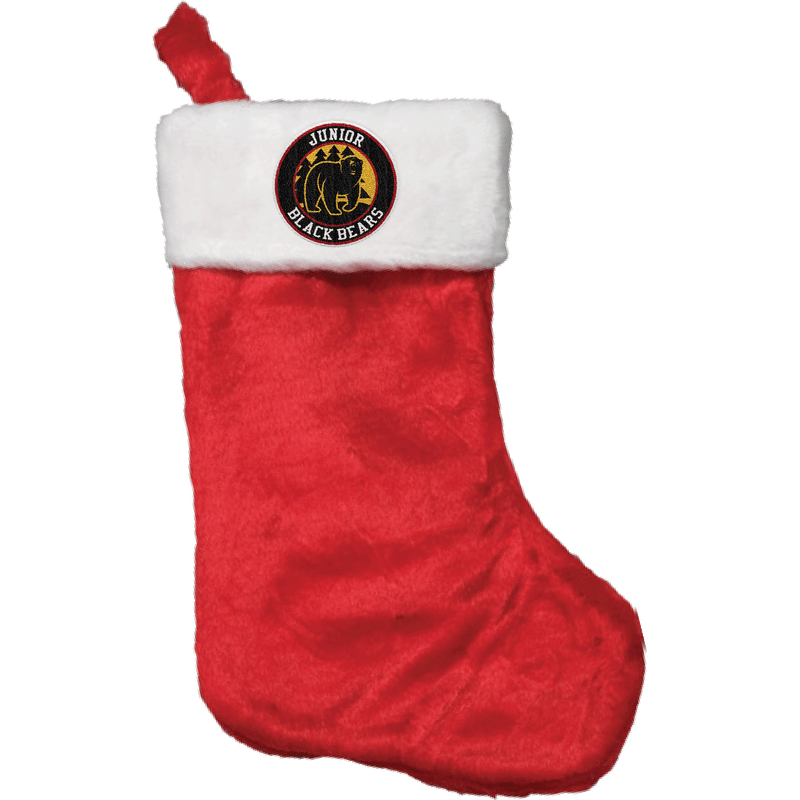 MD Jr. Black Bears Plush Christmas Stocking