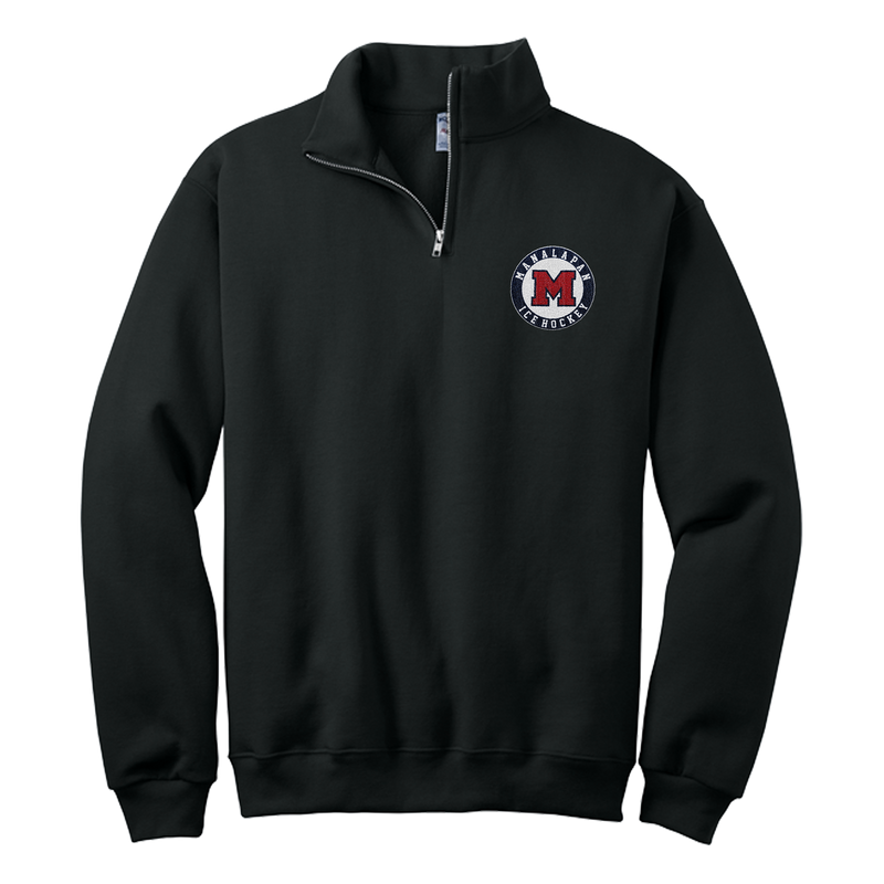 Manalapan Hockey NuBlend 1/4-Zip Cadet Collar Sweatshirt