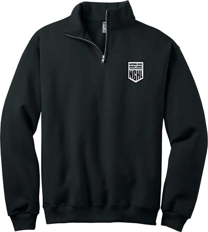 NGHL NuBlend 1/4-Zip Cadet Collar Sweatshirt