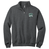 Biggby Barbarians NuBlend 1/4-Zip Cadet Collar Sweatshirt
