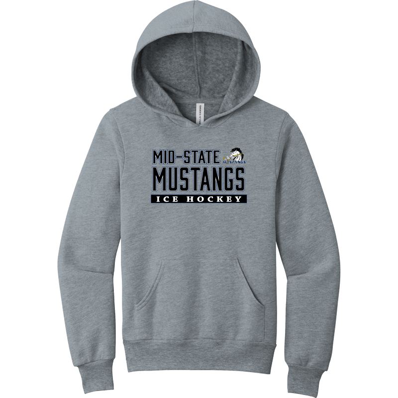 Mid-State Mustangs Youth Sponge Fleece Pullover Hoodie