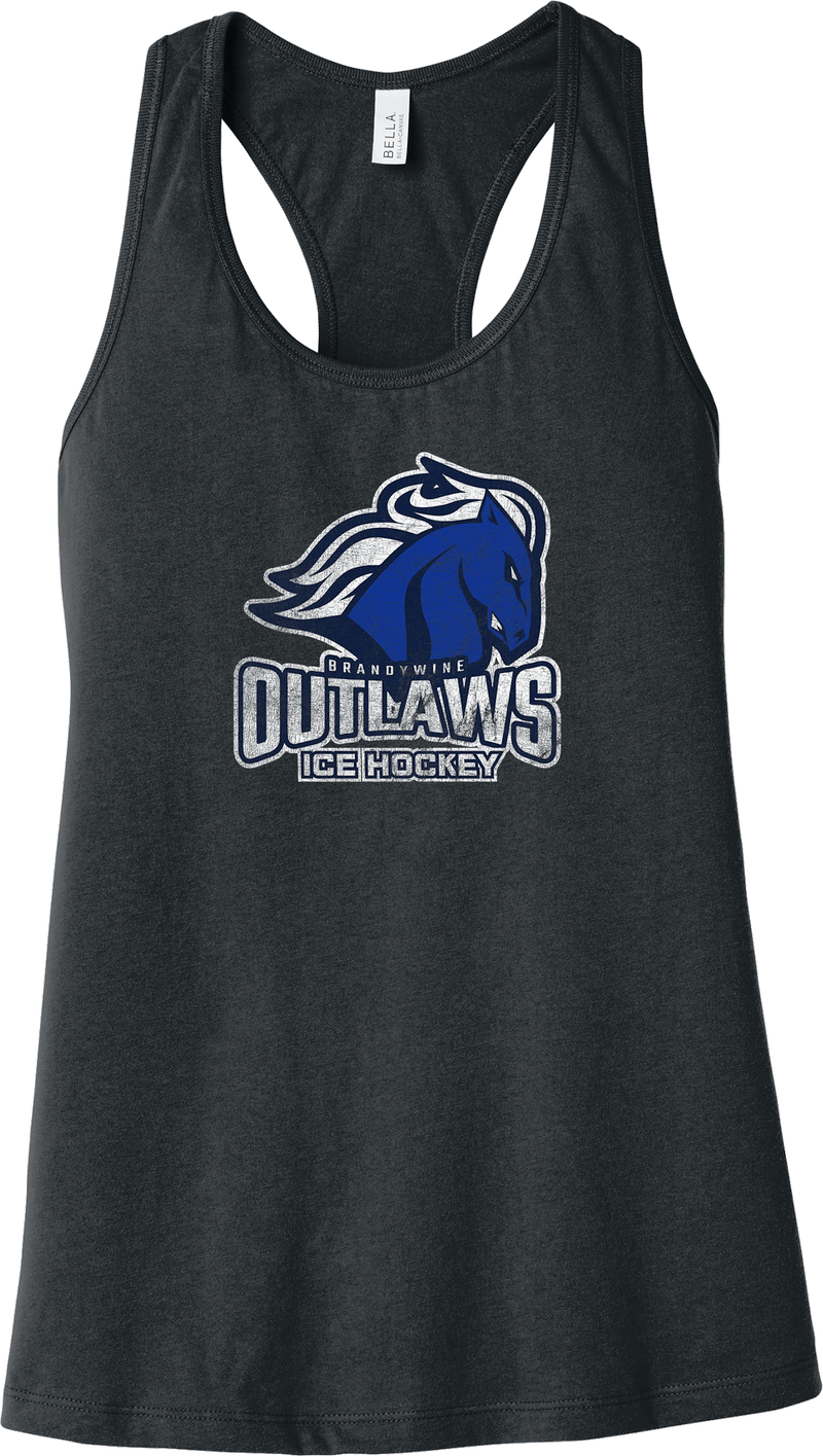 Brandywine Outlaws Womens Jersey Racerback Tank