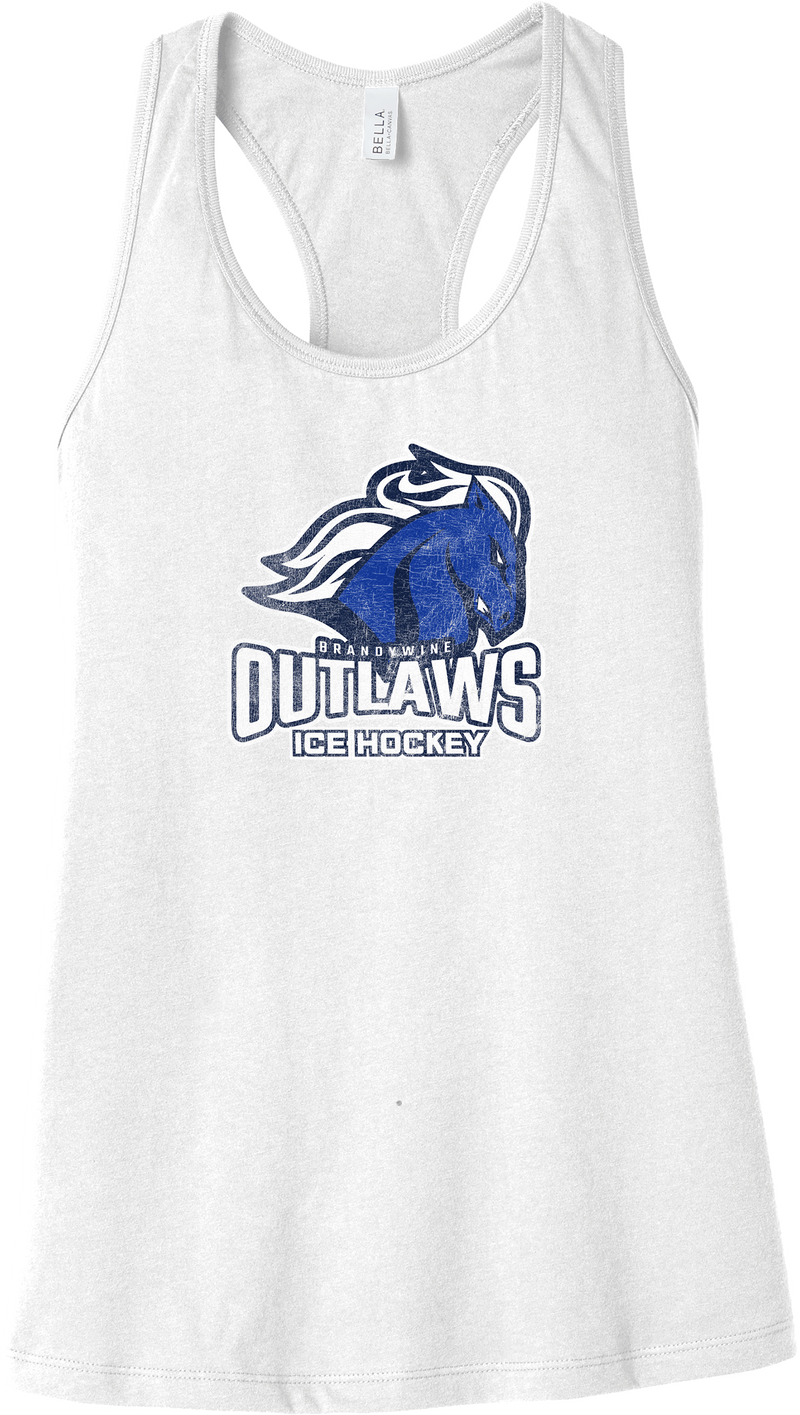 Brandywine Outlaws Womens Jersey Racerback Tank