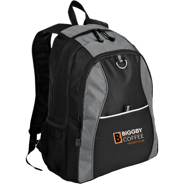 Biggby Coffee Hockey Club Contrast Honeycomb Backpack