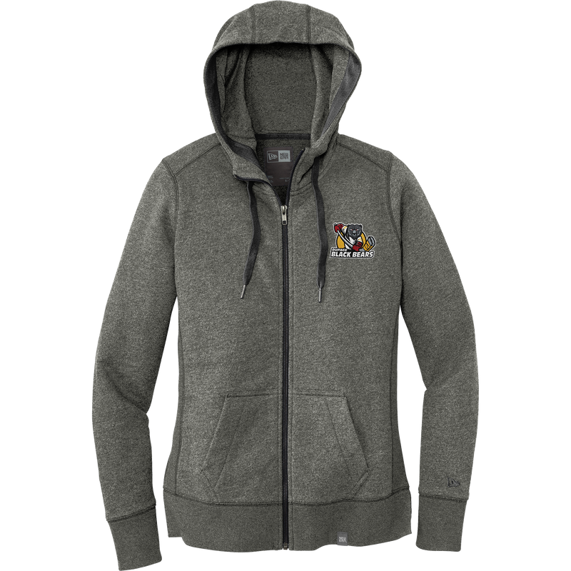 Dupage Black Bears New Era Ladies French Terry Full-Zip Hoodie