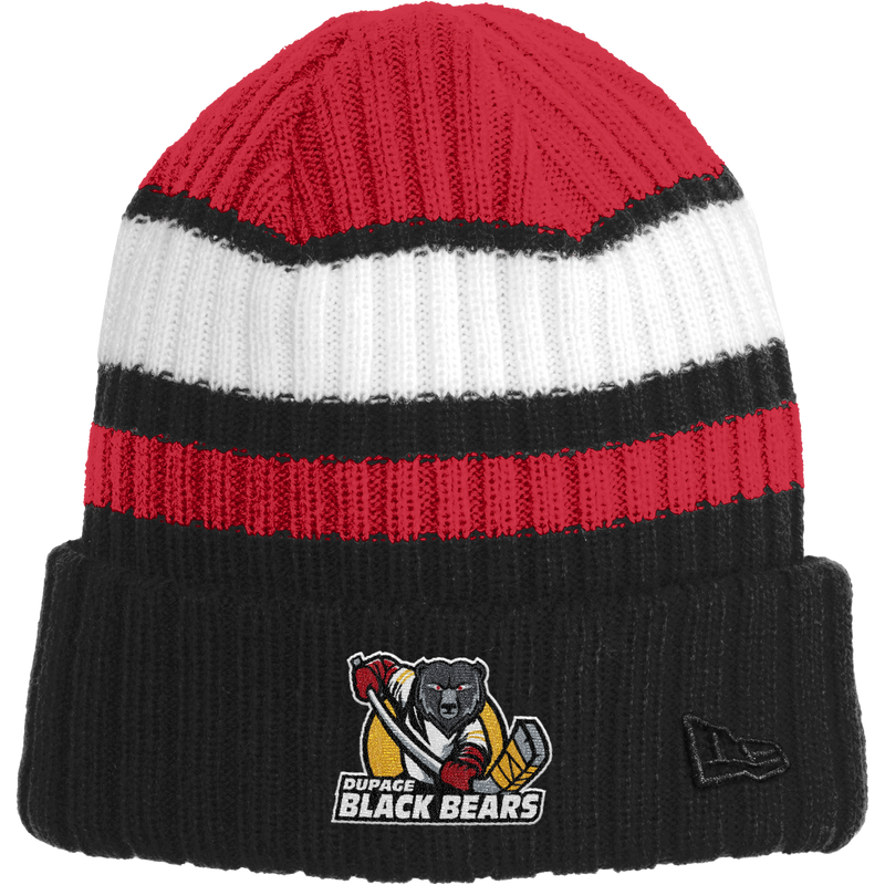 Dupage Black Bears New Era Ribbed Tailgate Beanie