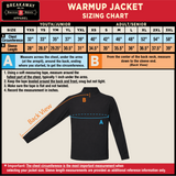 Youth Breakaway Lightweight Warm Up Jacket (Princeton Tiger Lilies)