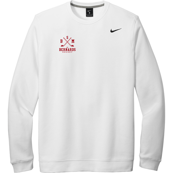 BSM Bernards Nike Club Fleece Crew