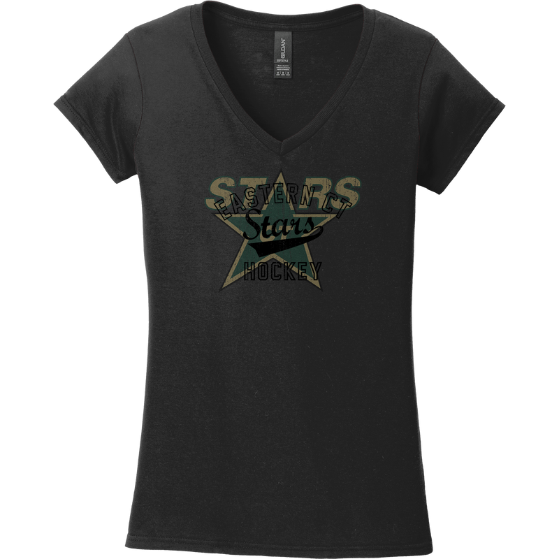 CT ECHO Stars Softstyle Ladies Fit V-Neck T-Shirt