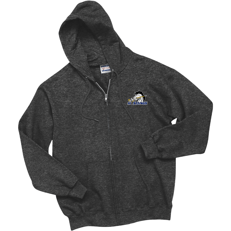 Mid-State Mustangs Ultimate Cotton - Full-Zip Hooded Sweatshirt