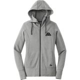 Igloo Jaguars New Era Ladies Tri-Blend Fleece Full-Zip Hoodie