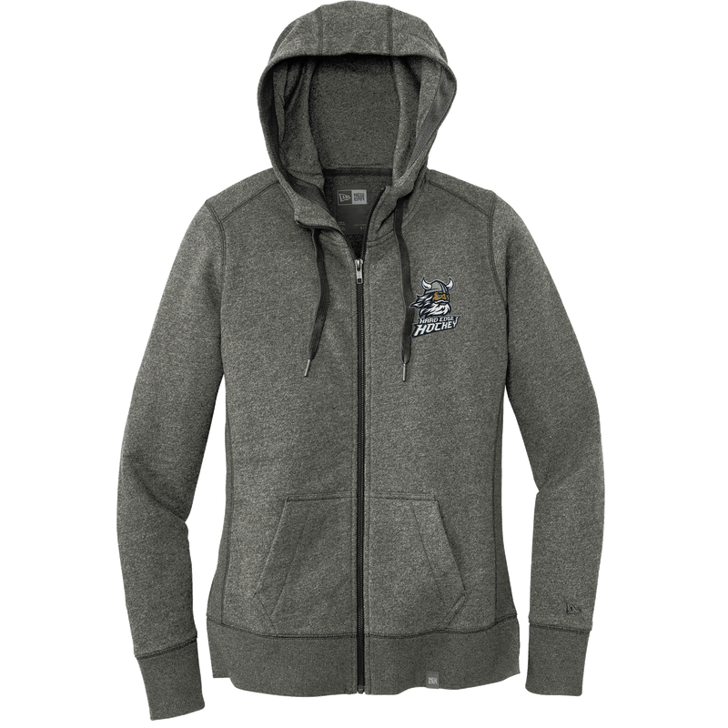 Hard Edge Hockey New Era Ladies French Terry Full-Zip Hoodie