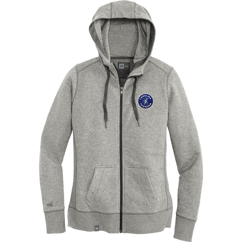 Carolina Thunder New Era Ladies French Terry Full-Zip Hoodie