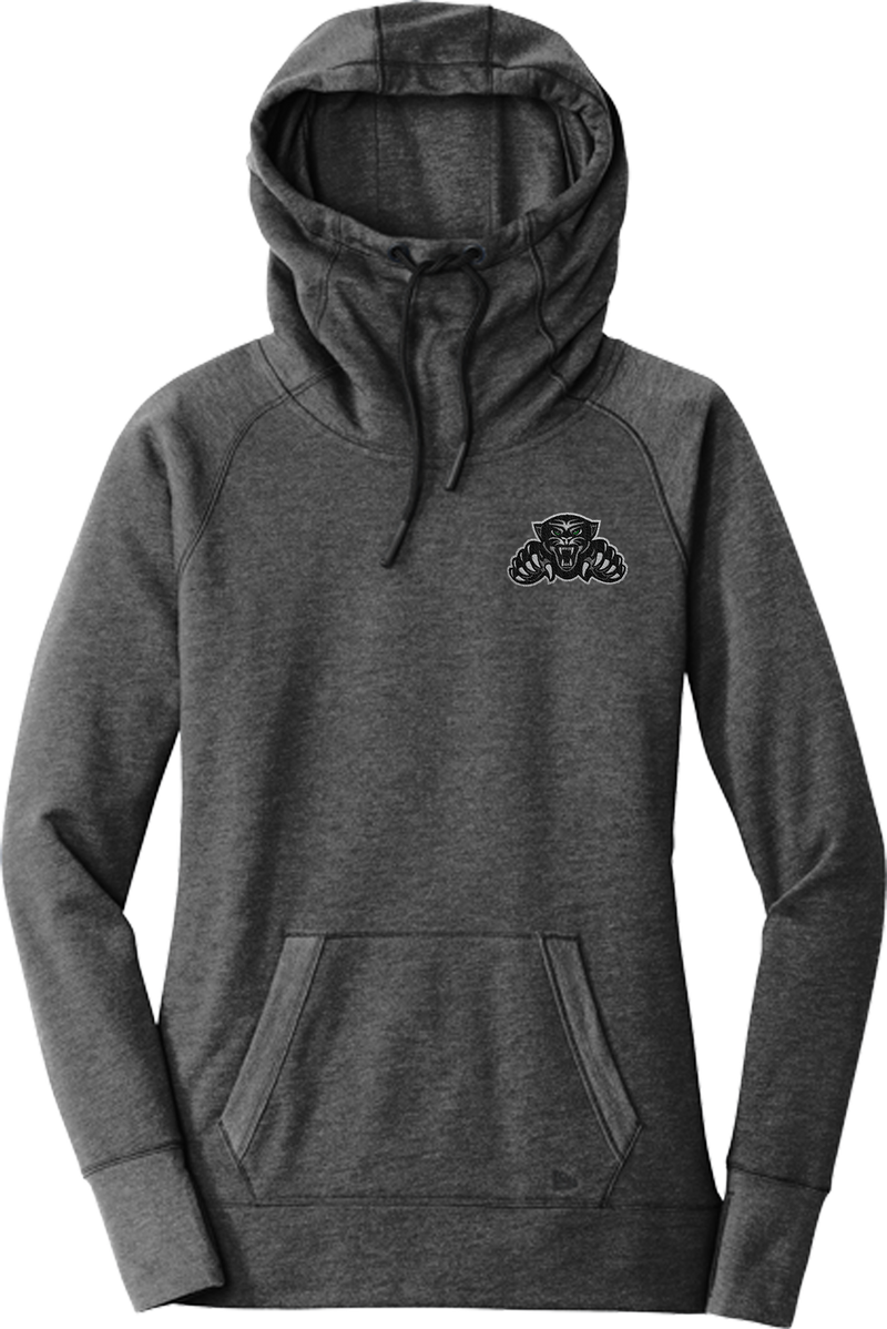 Igloo Jaguars New Era Ladies Tri-Blend Fleece Pullover Hoodie