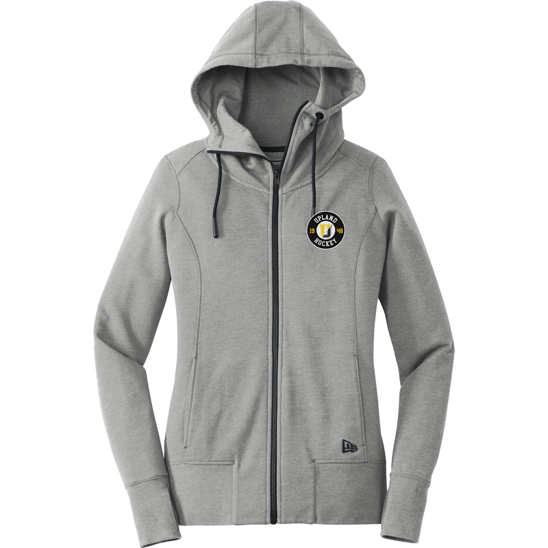 Upland Country Day School New Era Ladies Tri-Blend Fleece Full-Zip Hoodie