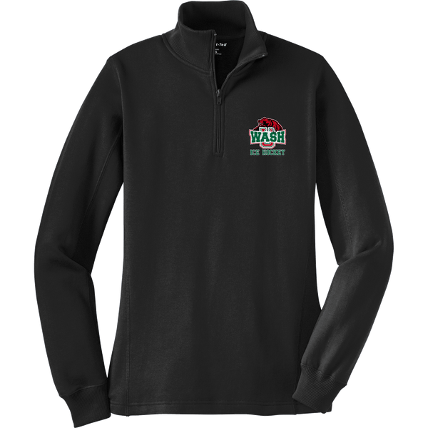 Wash U Ladies 1/4-Zip Sweatshirt