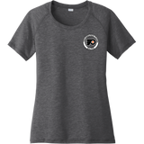 Philadelphia Flyers Elite Ladies PosiCharge Tri-Blend Wicking Scoop Neck Raglan Tee