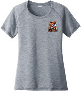 Princeton Tiger Lilies Ladies PosiCharge Tri-Blend Wicking Scoop Neck Raglan Tee