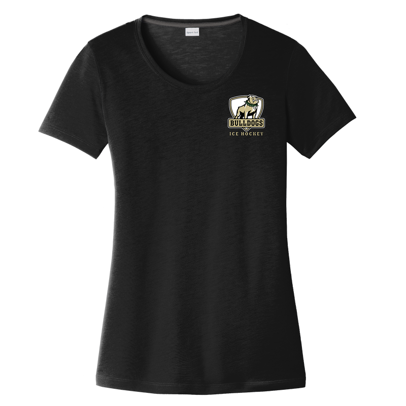 HVM Bulldogs Ladies PosiCharge Competitor Cotton Touch Scoop Neck Tee