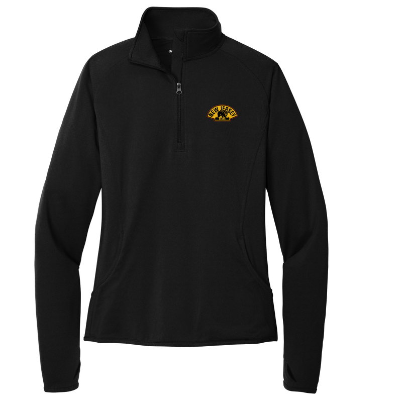 NJ Bears Ladies Sport-Wick Stretch 1/4-Zip Pullover