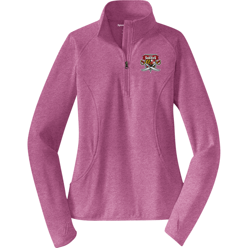 SOMD Lady Sabres Ladies Sport-Wick Stretch 1/4-Zip Pullover