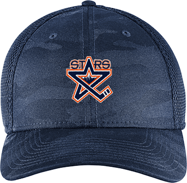 NY Stars New Era Tonal Camo Stretch Tech Mesh Cap