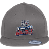 Hartford Jr. Wolfpack New Era Flat Bill Snapback Cap