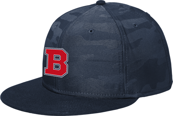 CT Bobcats New Era Camo Flat Bill Snapback Cap