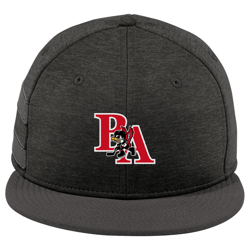 Benet Hockey New Era Shadow Heather Striped Flat Bill Snapback Cap