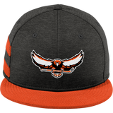 Orange County West New Era Shadow Heather Striped Flat Bill Snapback Cap