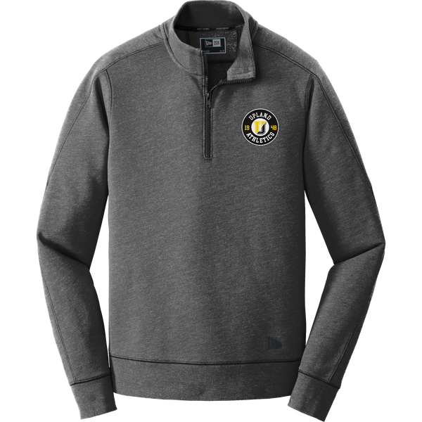 Upland Country Day School New Era Tri-Blend Fleece 1/4-Zip Pullover