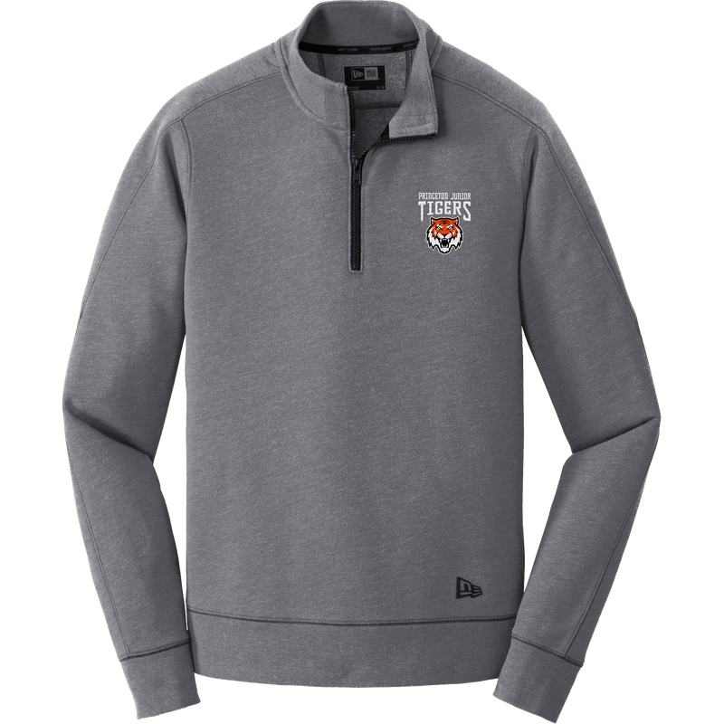 Princeton Jr. Tigers New Era Tri-Blend Fleece 1/4-Zip Pullover