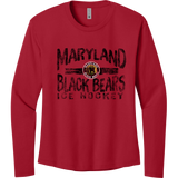 Maryland Black Bears Women's Cotton Relaxed Long Sleeve Tee