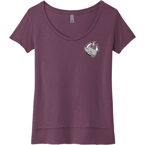 CT Whalers Tier 2 Womens Festival Scoop Neck Tee