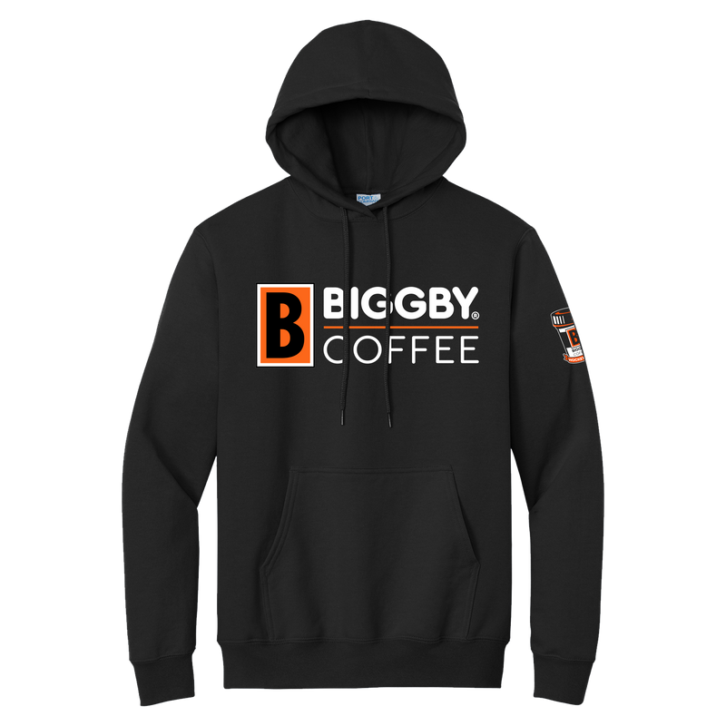 Biggby Bombers Essential Fleece Pullover Hooded Sweatshirt
