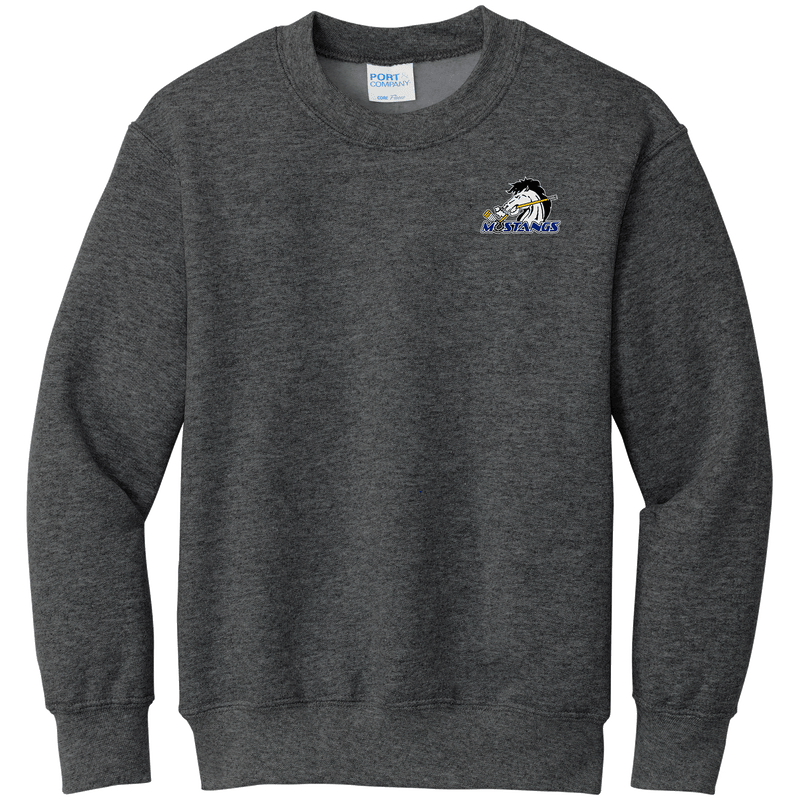 Mid-State Mustangs Youth Core Fleece Crewneck Sweatshirt