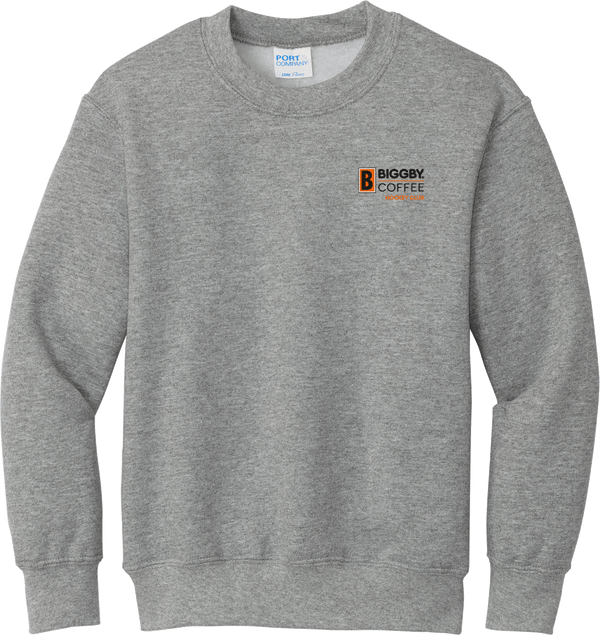 Biggby Coffee Hockey Club Youth Core Fleece Crewneck Sweatshirt