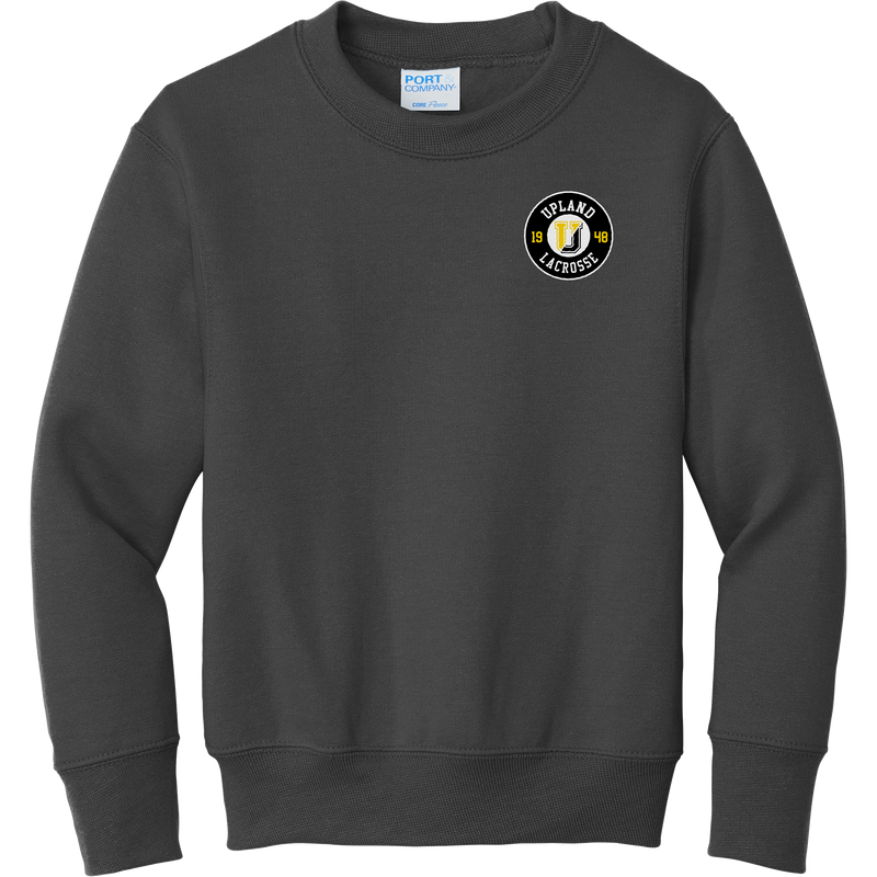 Upland Lacrosse Youth Core Fleece Crewneck Sweatshirt