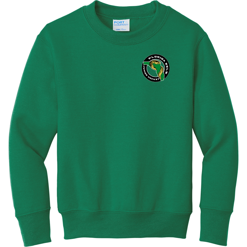 Florida Eels Youth Core Fleece Crewneck Sweatshirt