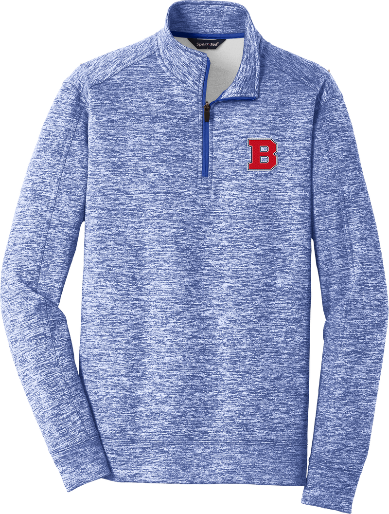 CT Bobcats PosiCharge Electric Heather Fleece 1/4-Zip Pullover