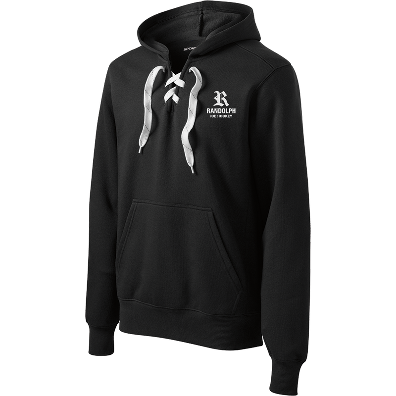 Randolph Hockey Lace Up Pullover Hooded Sweatshirt