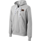 Orange County West Lace Up Pullover Hooded Sweatshirt